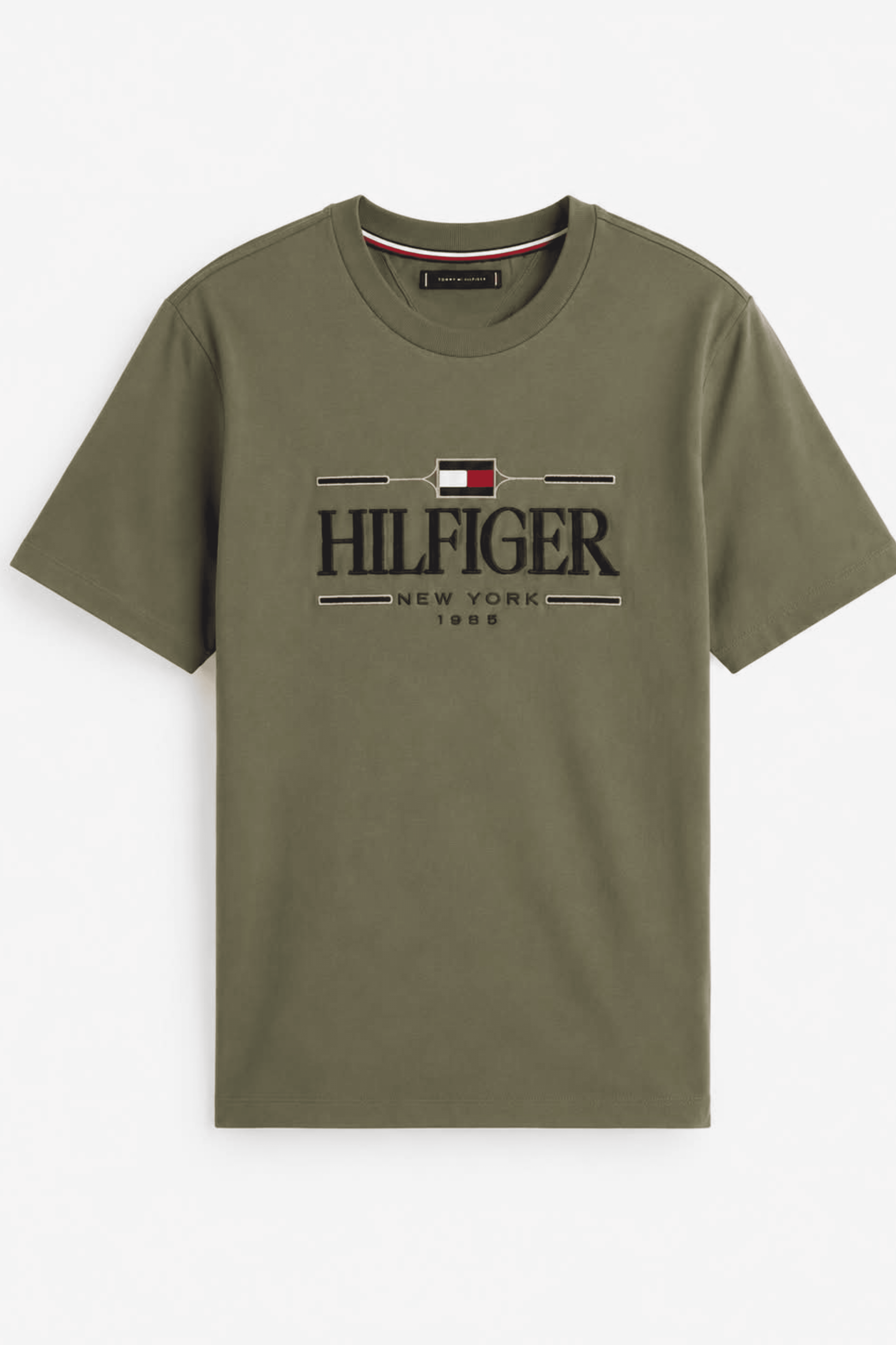 T-shirt Tommy Hilfiger à broderie logo ton sur ton